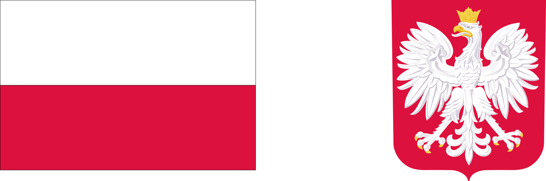 Znak - Flaga Polski - Godło Polski 